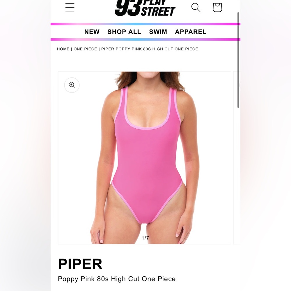 93 Playstreet Piper one piece swimsuit